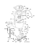 Washer motor & tub