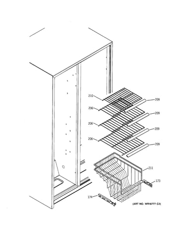 Freezer shelves