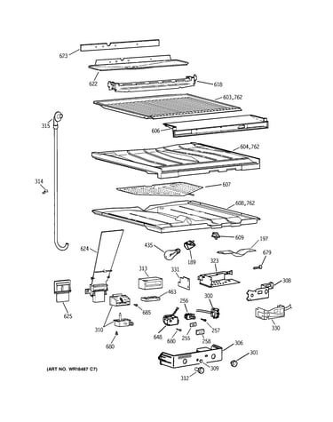 Separator compartment parts