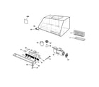 GE ZV891YSS range hood diagram