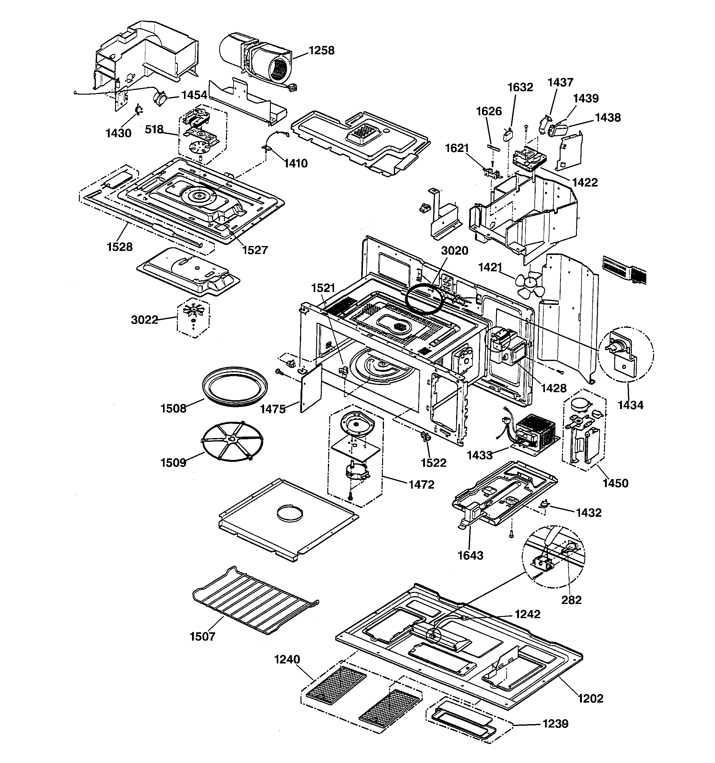 Unit parts & base