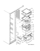 Fresh food shelves