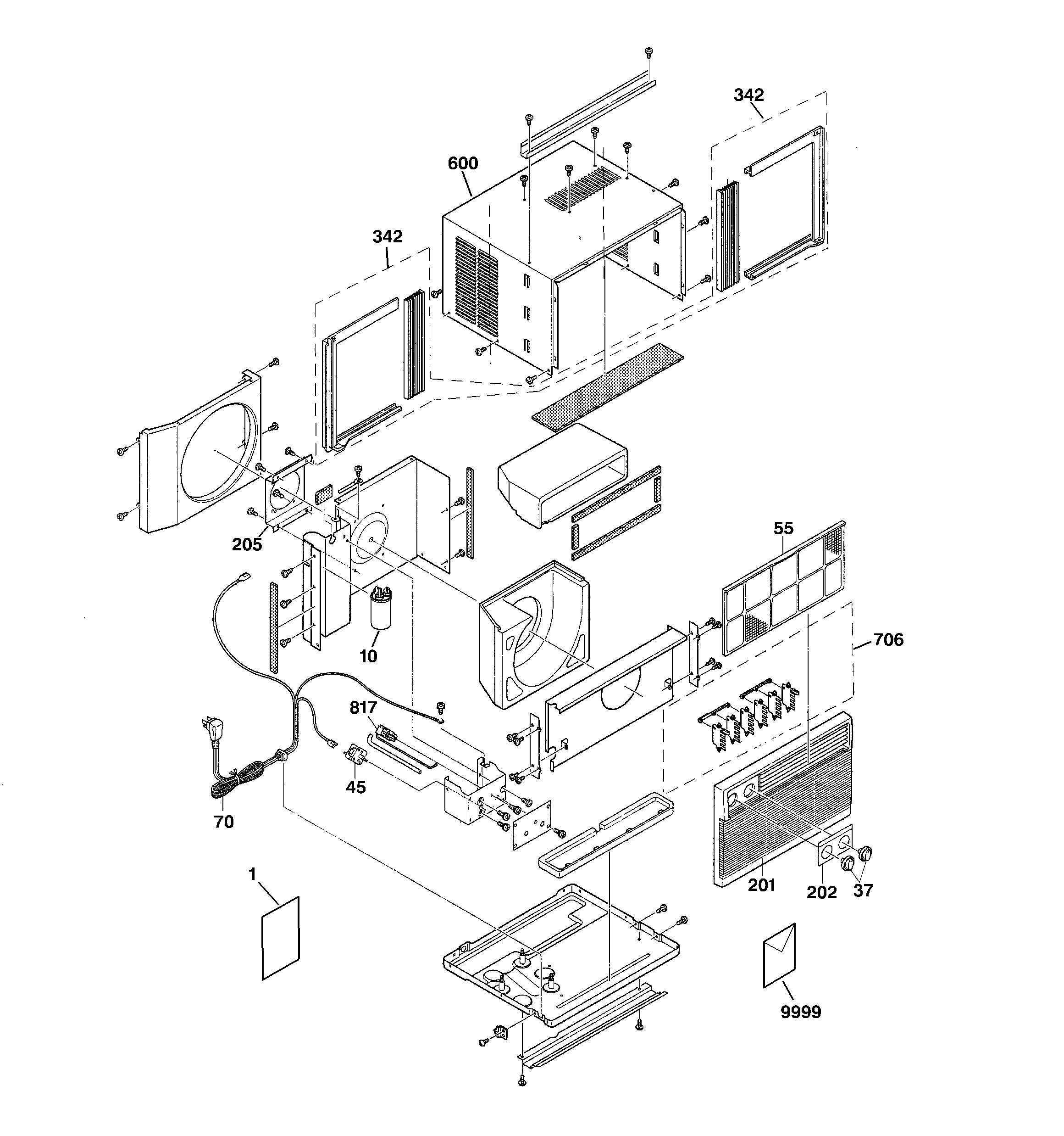 Cabinet & controls