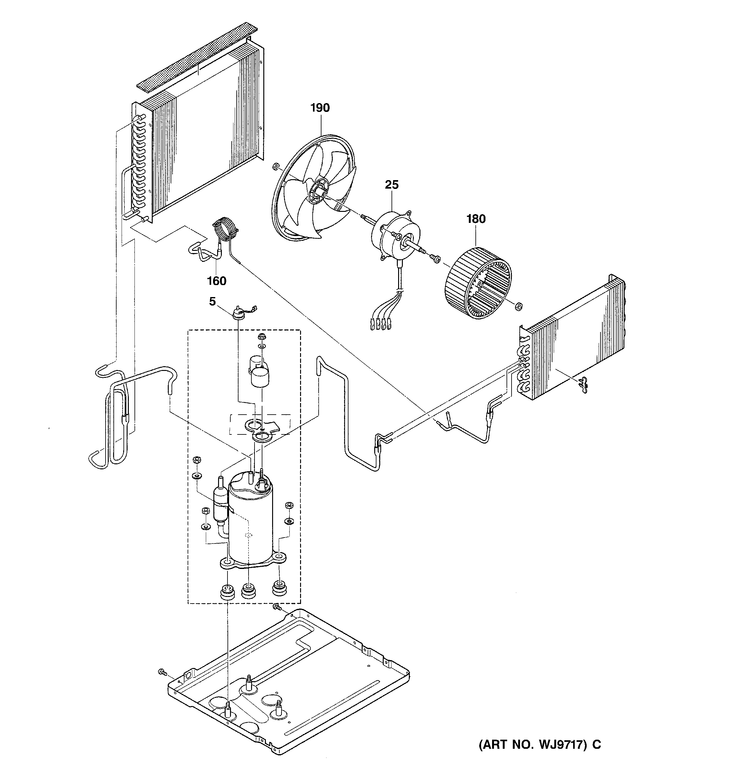 Sealed system components
