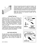 Evaporator instructions