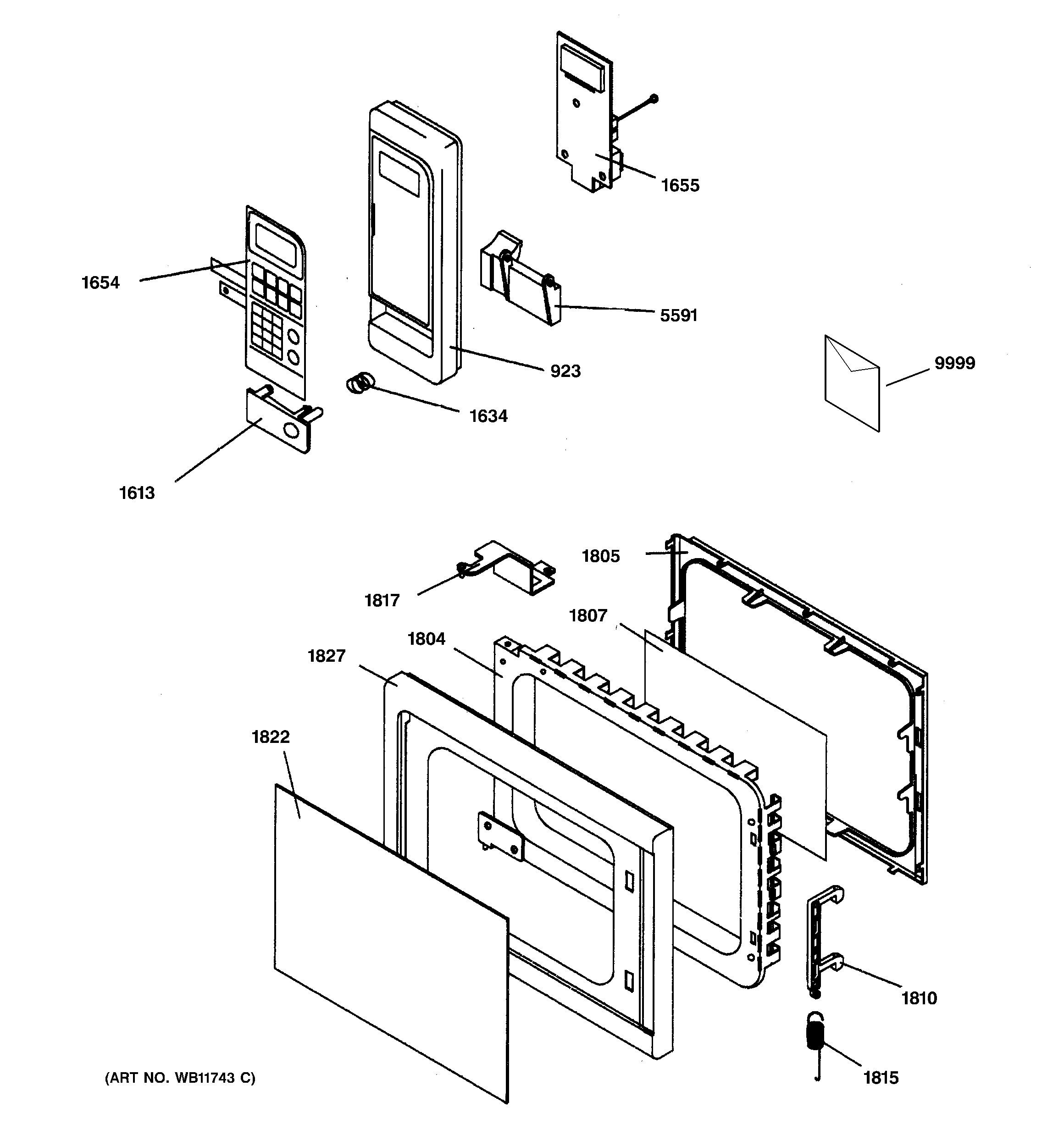 CONTROL PANEL & DOOR