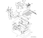 GE PSC23SGMABS icemaker & dispenser diagram