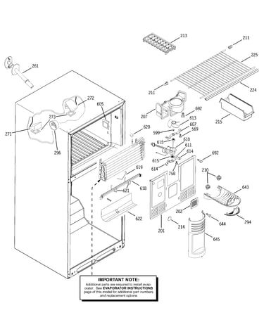 Freezer section