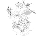 GE PSI23SGMAFBS icemaker & dispenser diagram