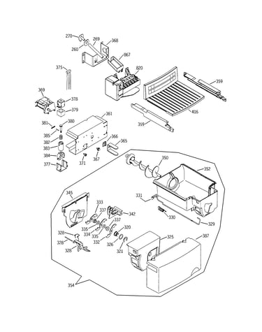 Icemaker & dispenser