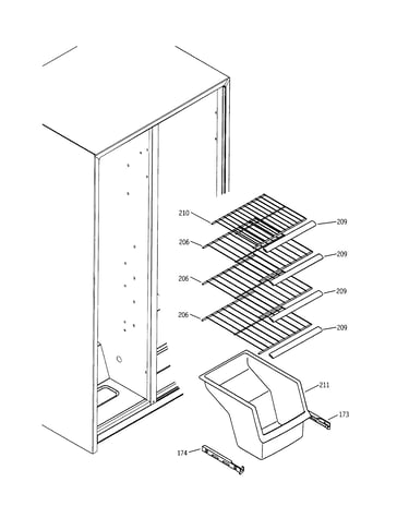 Freezer shelves