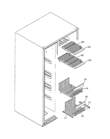 Freezer shelves