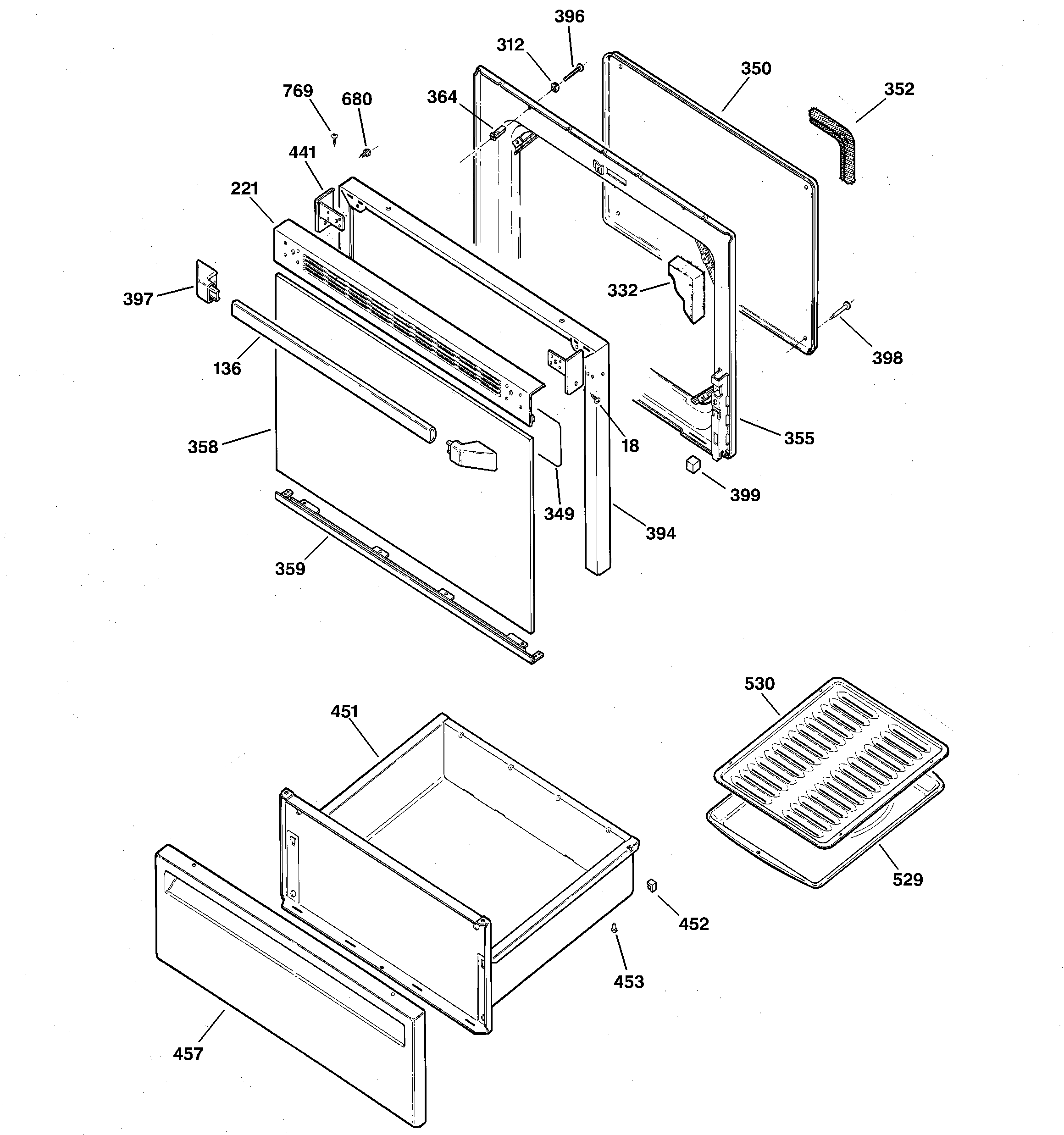 Door & drawer parts