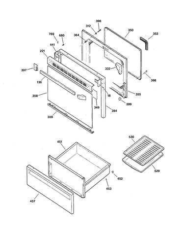 Door & drawer parts