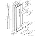 GE ESS25SGMBBS fresh food door diagram