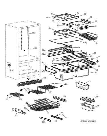 Shelf parts