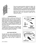 Evaporator instructions