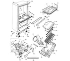 GE TCS18PADBRBS cabinet parts diagram