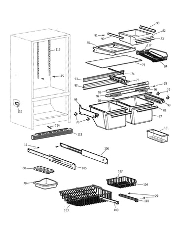 Shelf parts