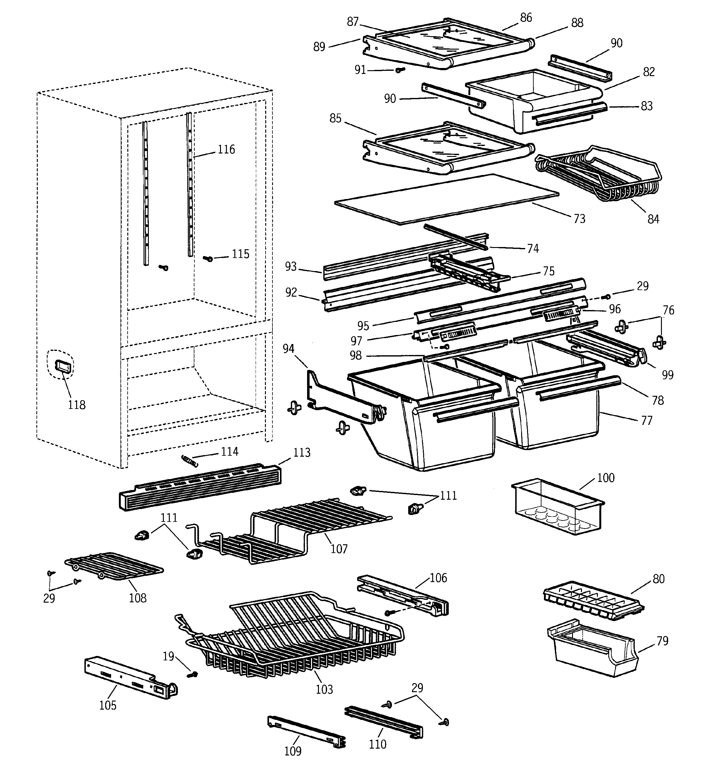 SHELF PARTS