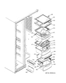 Fresh food shelves