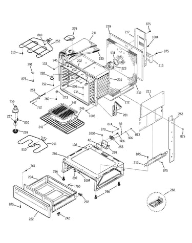 Body & drawer parts