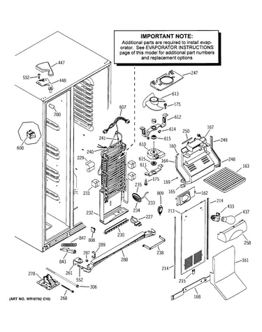 Freezer section