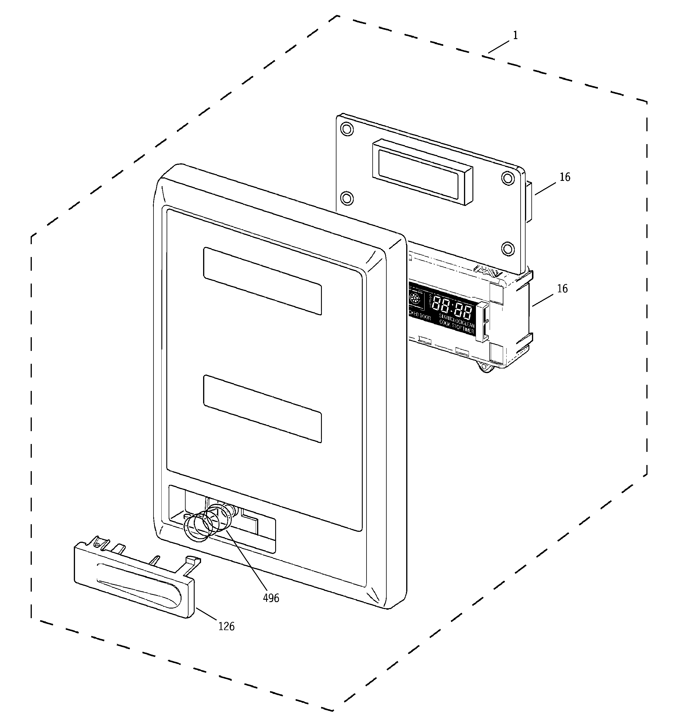 Microwave control panel