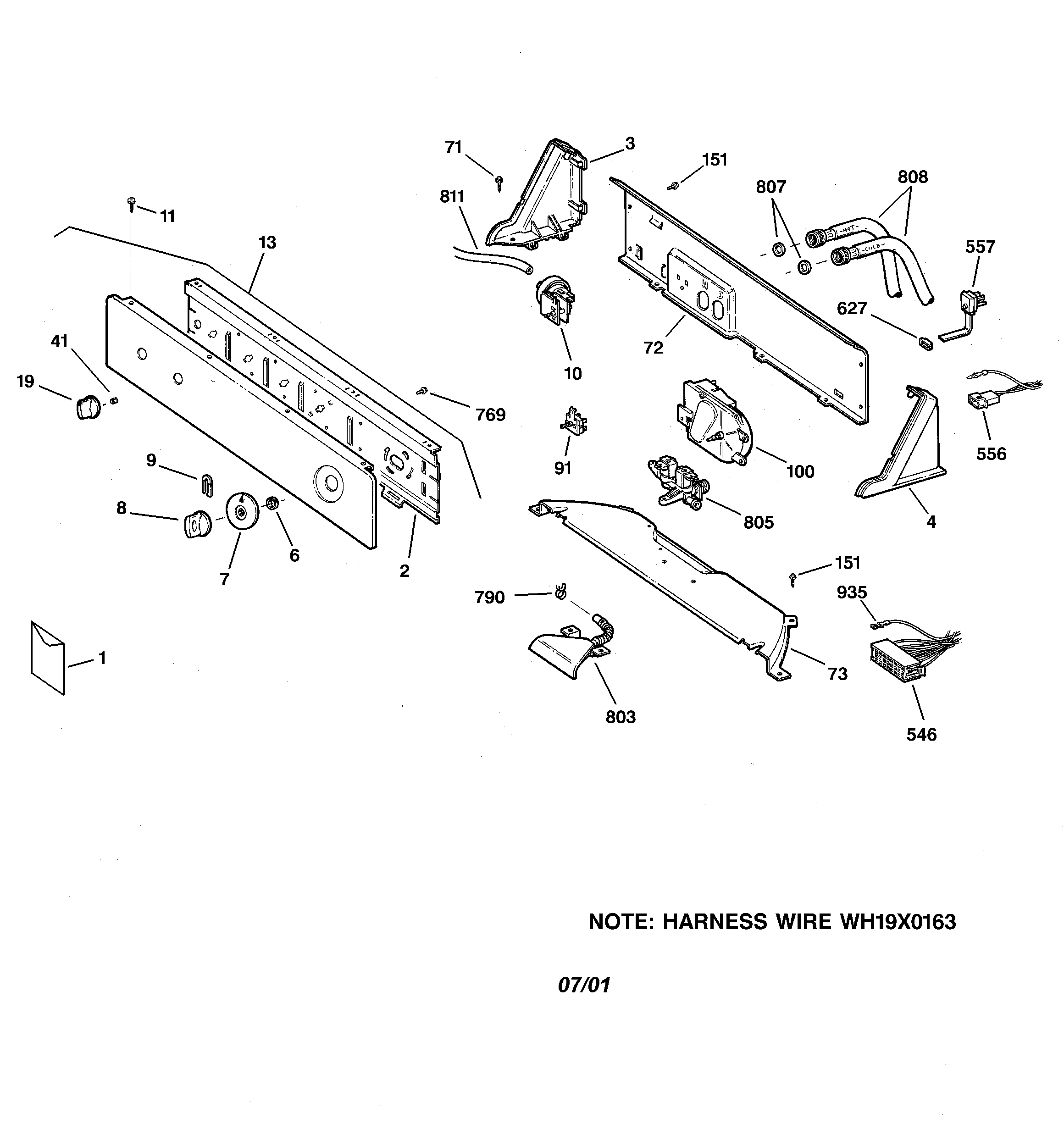 Controls & backsplash