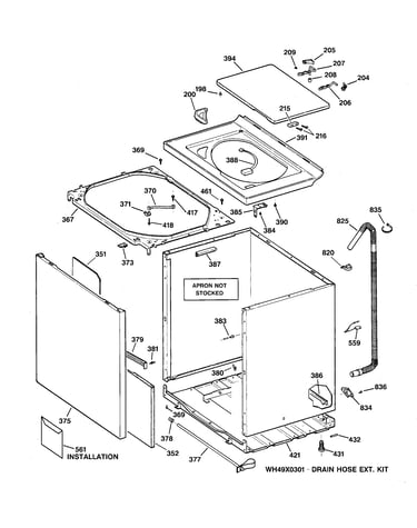 Cabinet, cover & front panel