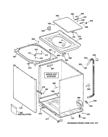 Cabinet, cover & front panel
