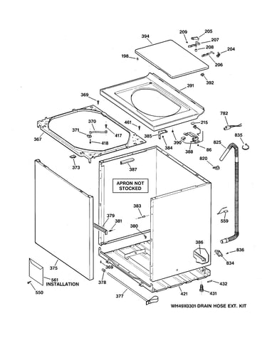 Cabinet, cover & front panel