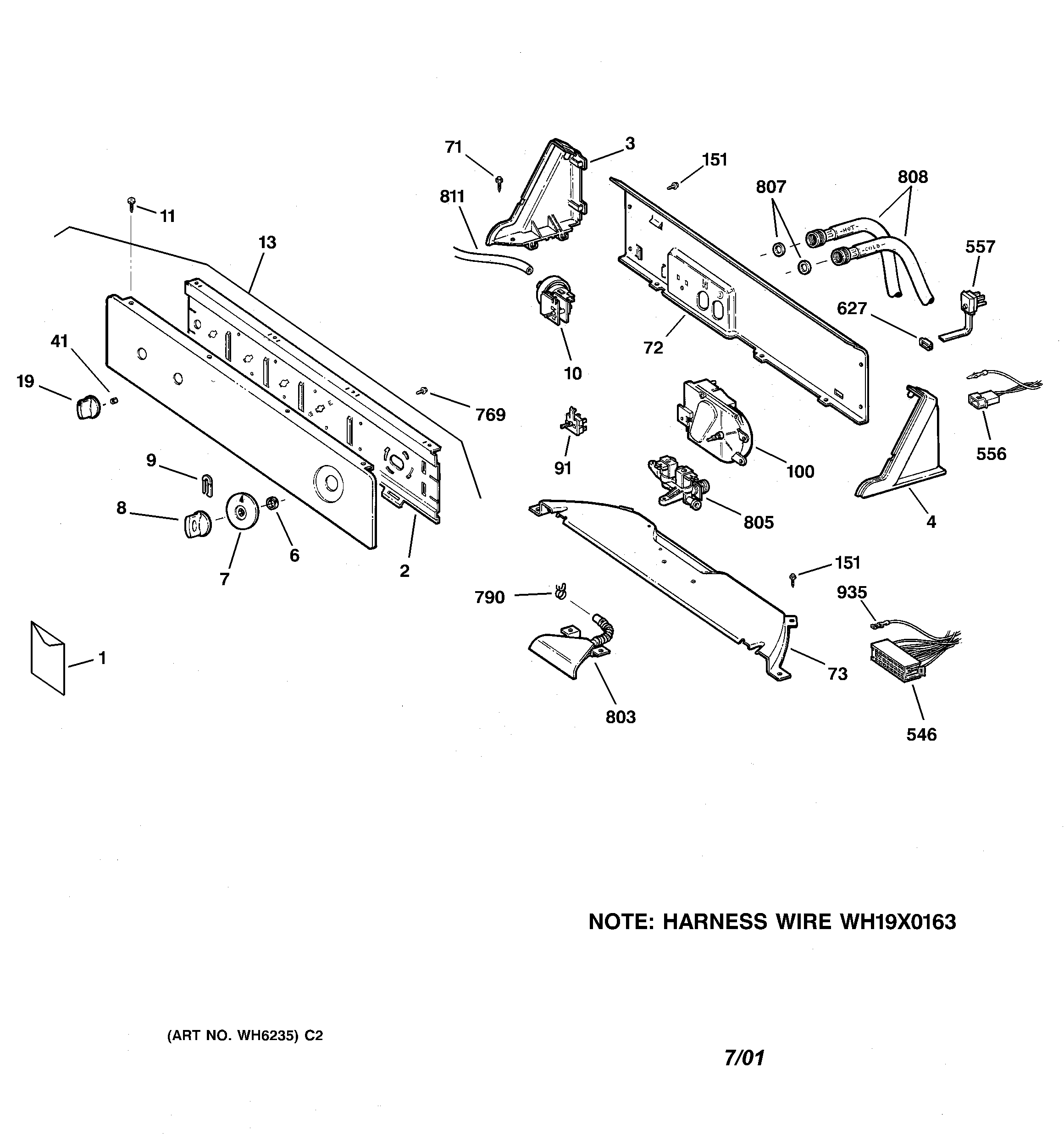 Controls & backsplash