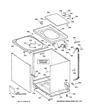 Cabinet, cover & front panel