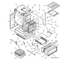 GE HMV24CEWEN body parts & drawer diagram