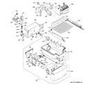 GE PSC23SGMBBS icemaker & dispenser diagram