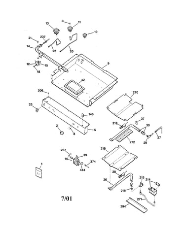 Gas burner parts