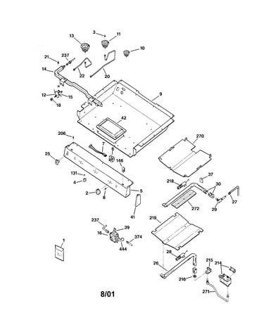 Gas & burner parts