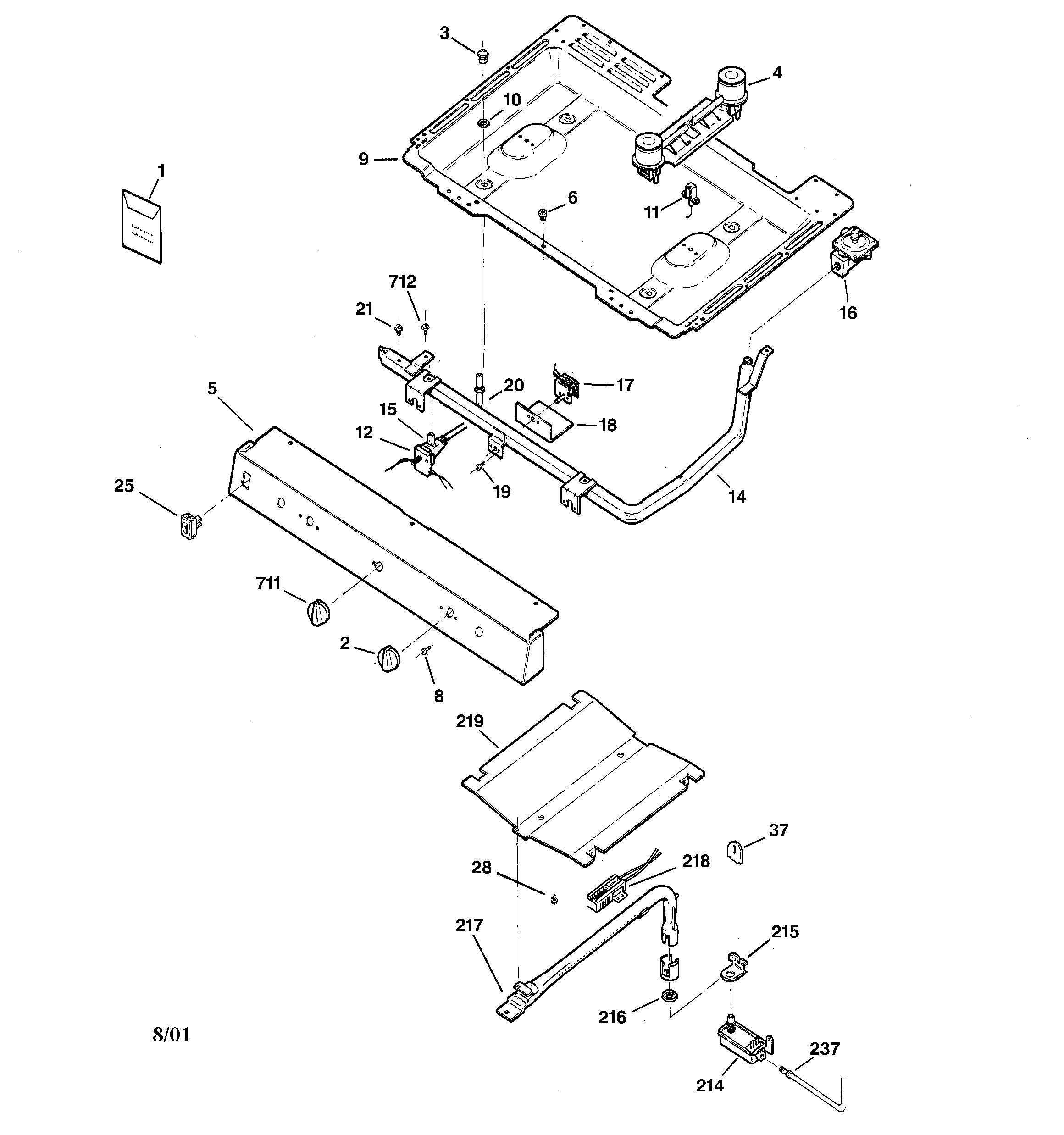 Gas & burner parts