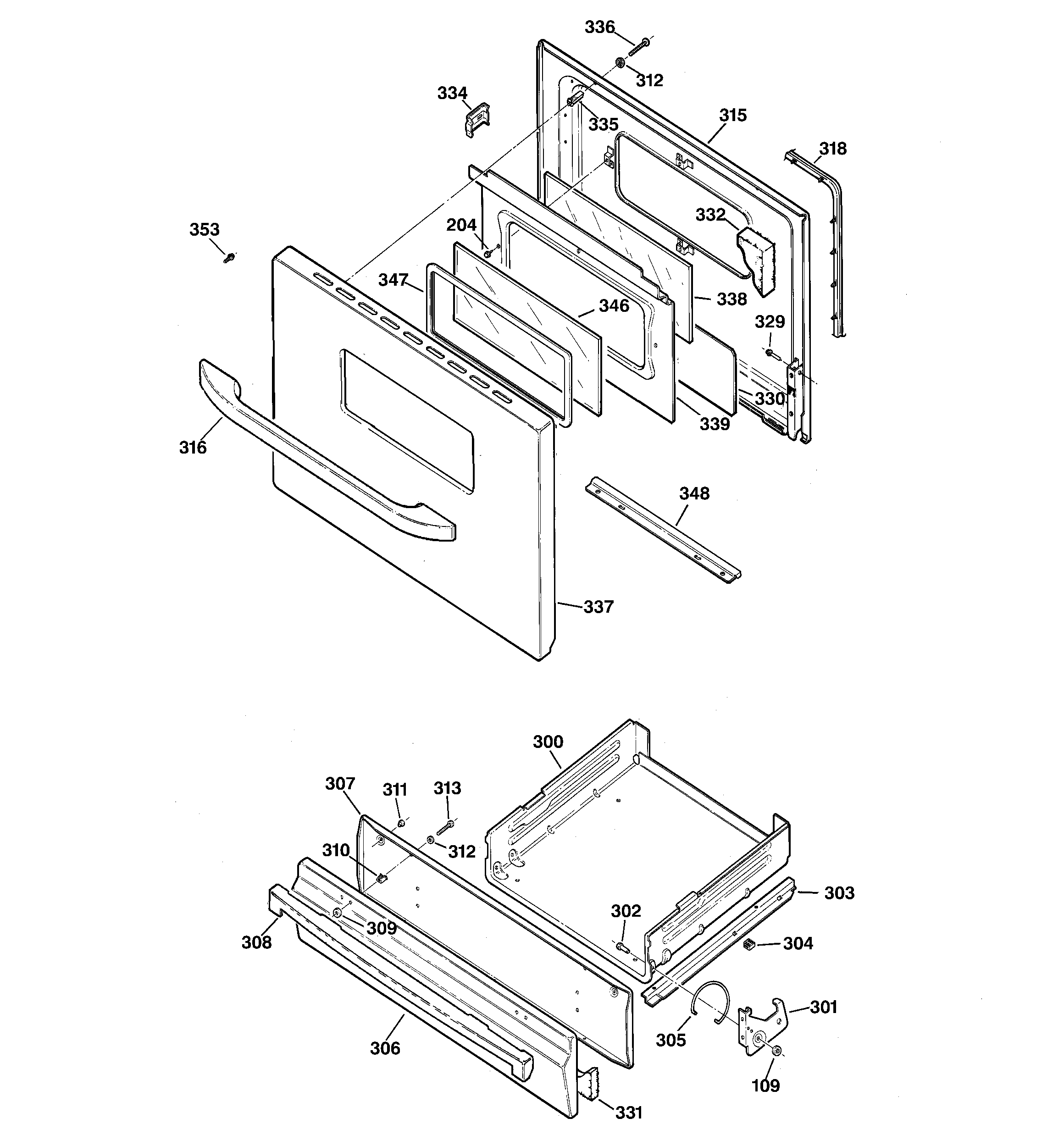 Door & drawer parts