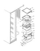 Fresh food shelves