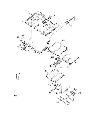 Gas & burner parts