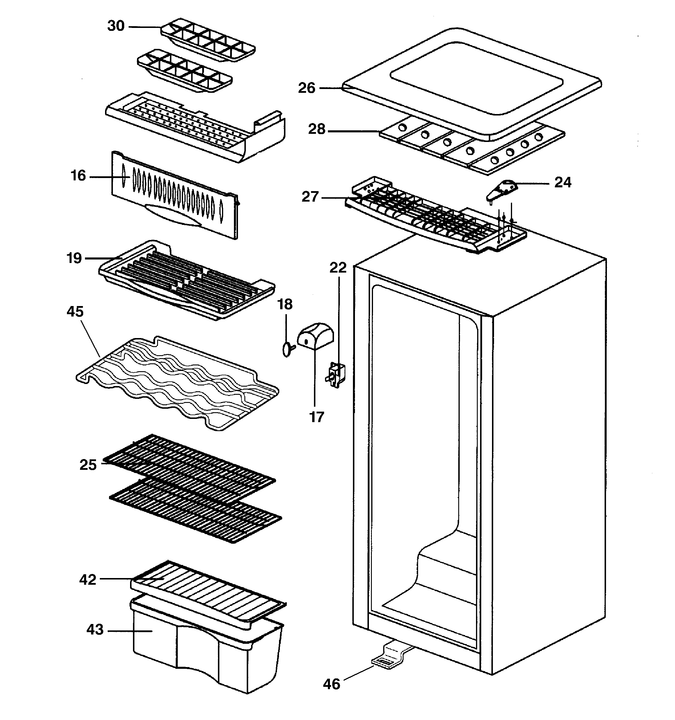 Cabinet parts