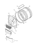 Front bulkhead, air duct & cylinder