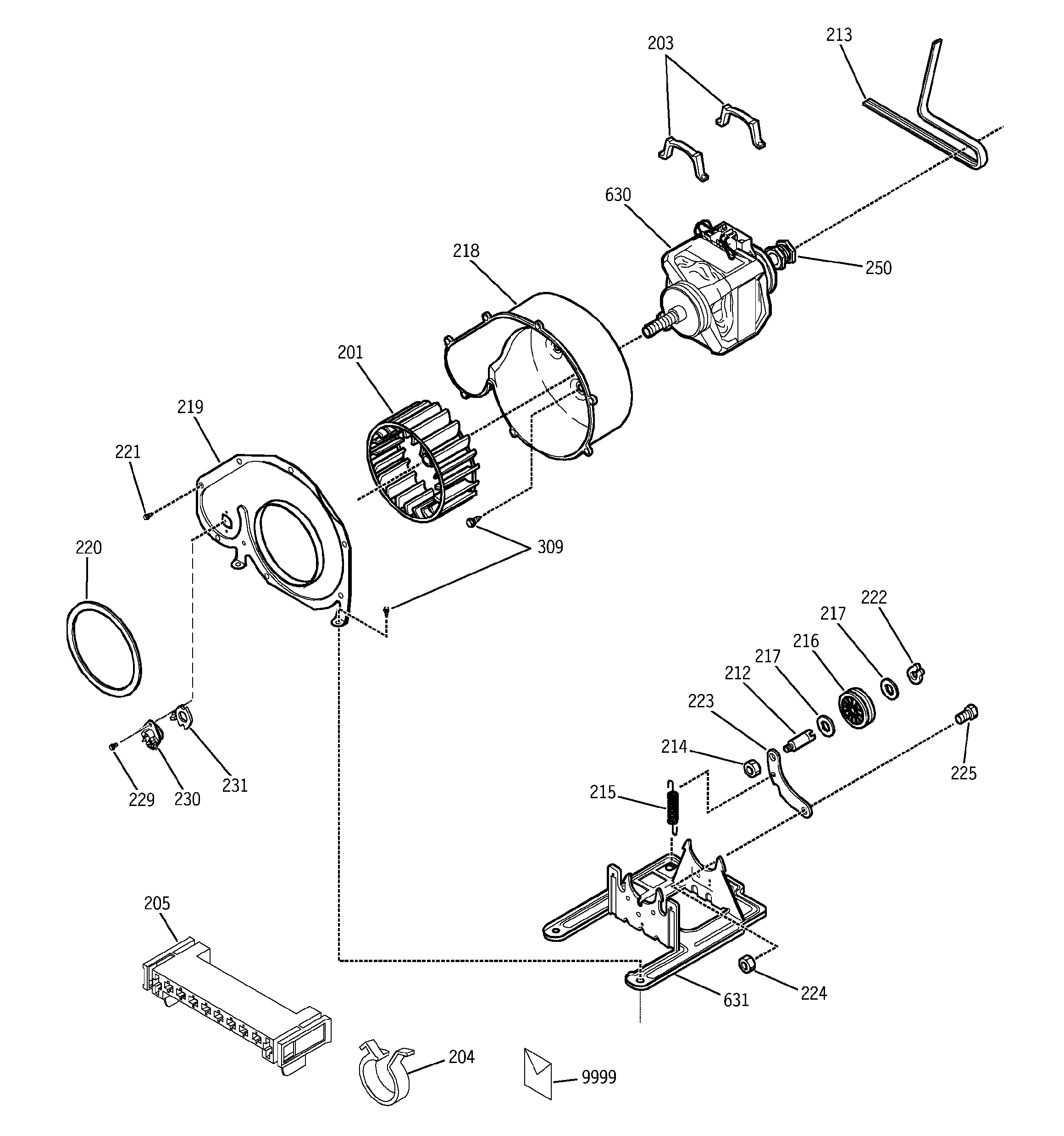 MOTOR & FAN ASSEMBLY