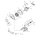 GE DDSS475EA0WW motor & fan assembly diagram