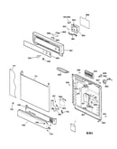 Escutcheon & door assembly