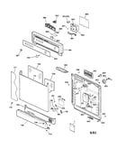 Escutcheon & door assembly