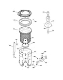 Tub, basket & agitator