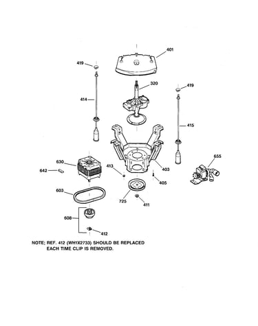 Suspension, pump & drive components